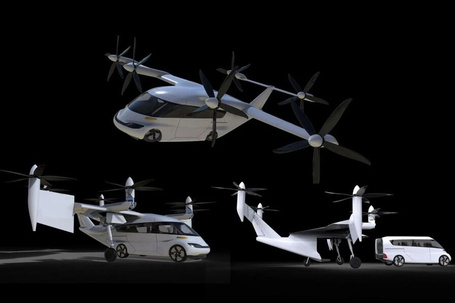 Une start-up américaine développe un van volant... propulsé à l'hydrogène